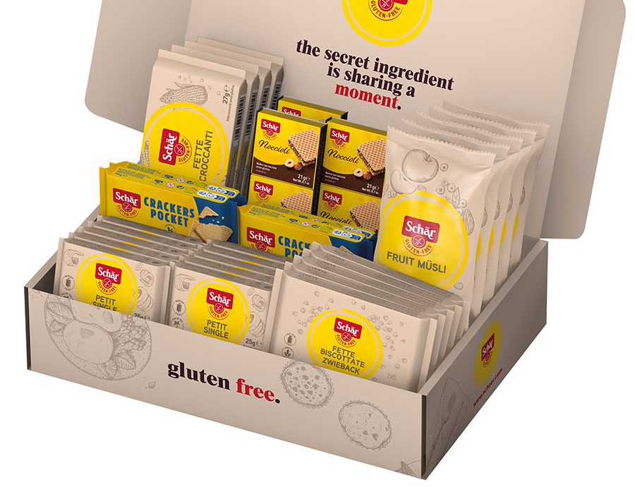 Novit nellassortimento gluten-free della Breakfast Box Schr